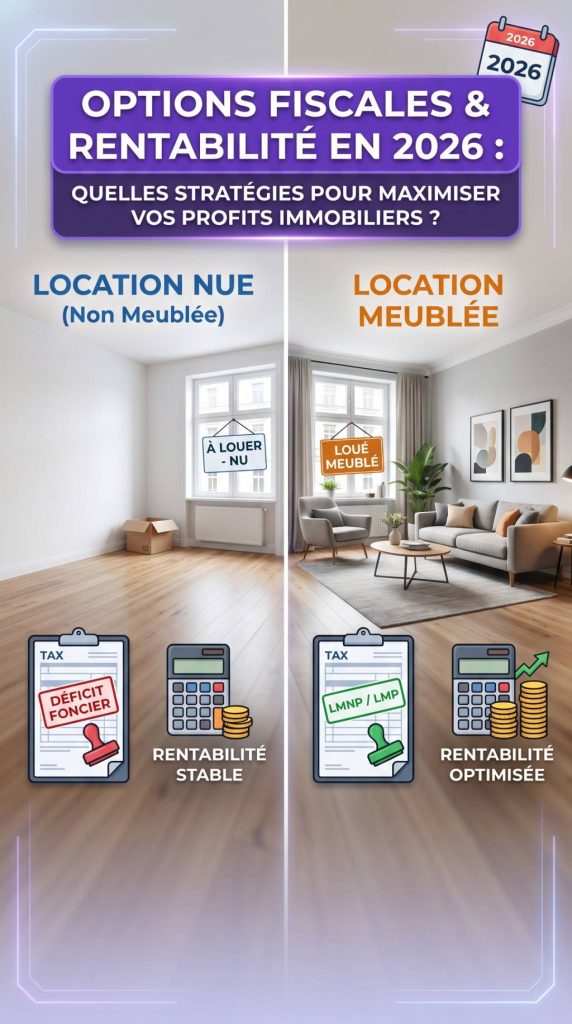 Location vide ou meublée en 2026 : quel choix fiscal et locatif pour maximiser votre rentabilité ?
