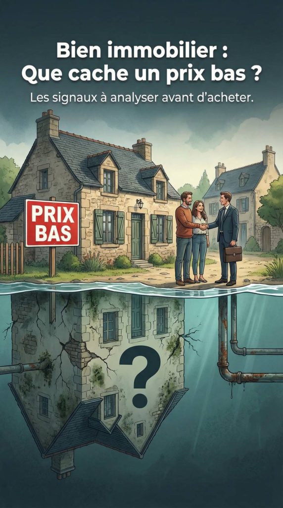 Bien immobilier : Que cache un prix bas ? Les signaux à analyser avant d’acheter